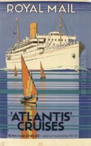 Royal Mail, 'atlantis' Cruises by Kenneth Denton Shoesmith