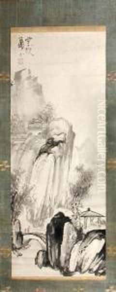 Ink Monochrome Landscape - view 1