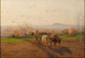 Scene De Labour En Algerie by John-Lewis Shonborn