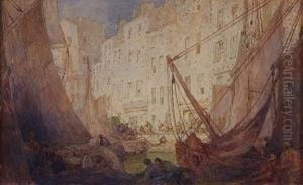 Mediterranean Harbour Scene - view 1