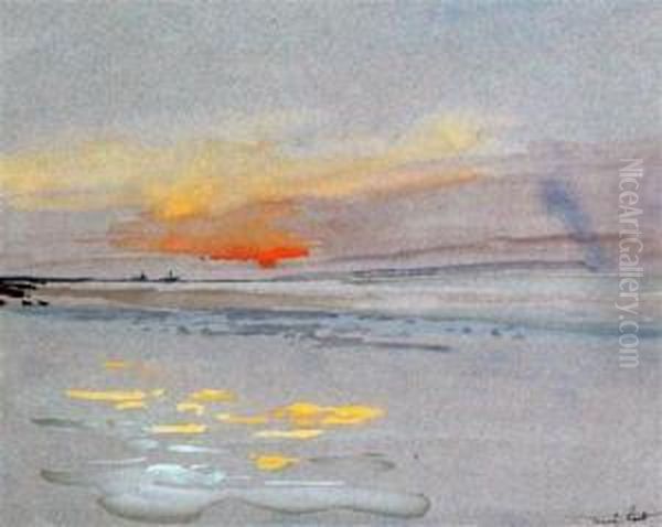 Coastal Landscape At Sunset - view 1