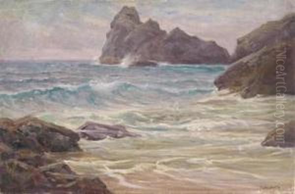 Cornish Coastal Scene - view 1