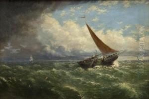 Fishing Boat At Sea Fishing Boat At Sea