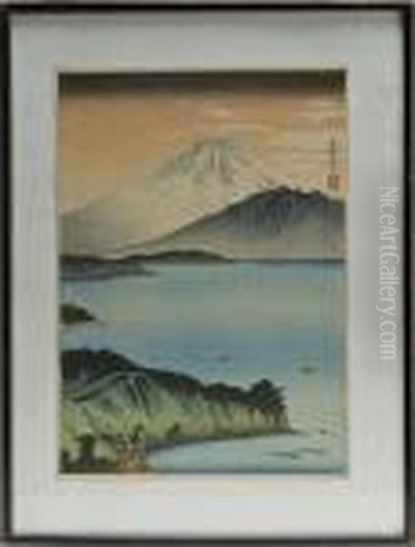 View Of Mount Fuji And Lake Biwa - view 1