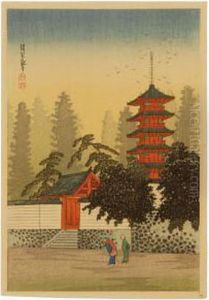 Temple Of Kinugasa by Hiroaki Shotei