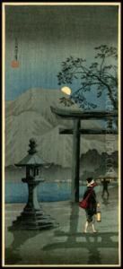 Moon Over Lake Hakone Moon Over Lake Hakone