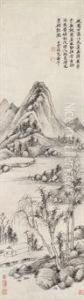 Landscape After Ni Zan by Yun Shouping