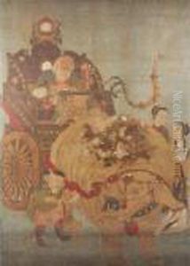Immortal Riding In An Elephant Drawn Cart Immortal Riding In An Elephant Drawn Cart