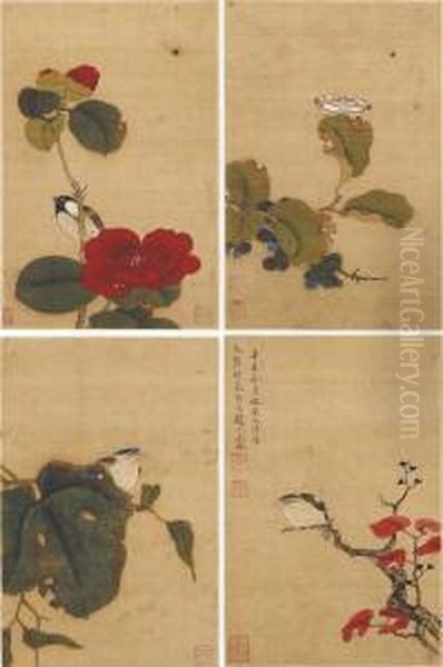 Flowers And Birds In The Style Of Song Court - view 1