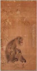 Monkey And Young by Mori Shuho