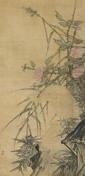 Herons And Roses - view 1
