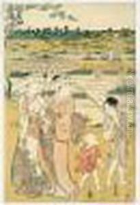 Sortie A La Riviere by Yushido Shuncho