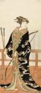 A Design Of The Actor Mimasu Sukejuro In An