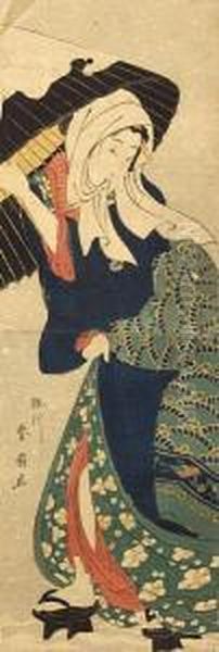 Five Kakemono-e - view 1