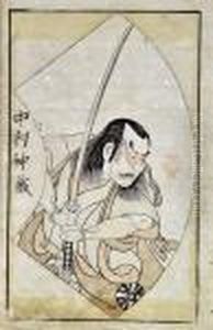 Schauspielerals Samurai, Blatt Wohl Aus Ehon Butai by Katsukawa Shunsho