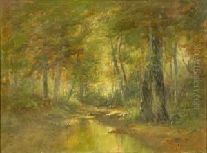 A Forest Interior by Roswell Morse Shurtleff