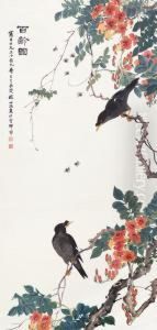 Birds And Flowers by Zhao Shuru