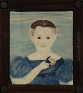 Portrait Of Atlantis Orr, 2 Years 7 Months by Ruth Whittier Shute