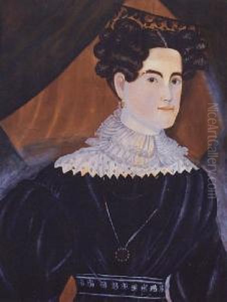 Dark-haired Lady With Tortoiseshell Comb - view 1
