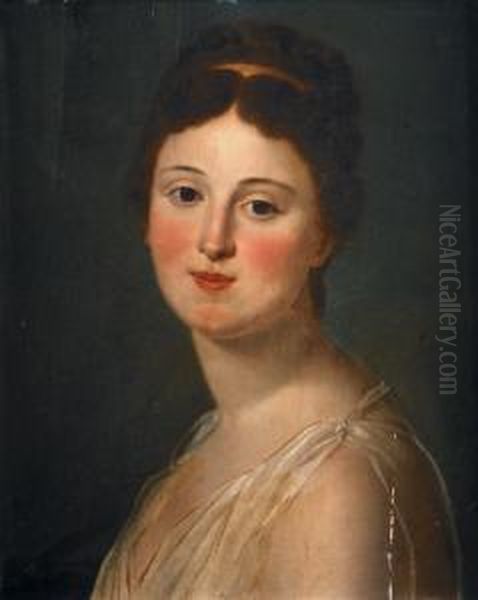 Portrait De Mademoiselle Bourgoin Dans Le Role D'antigone - view 1