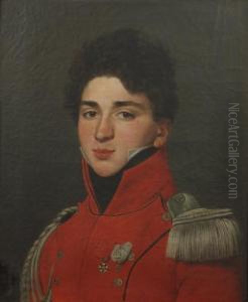 Portrait D'un Jeune Officier Portant Lalegion D'honneur Et L'ordre Du Lys - view 1