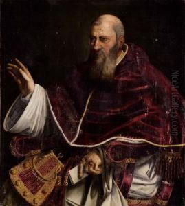 Ritratto Di Papa Giulio Iii Benedicente