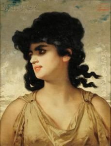 Portrait Of An Oriental Beauty by Nathaniel Sichel