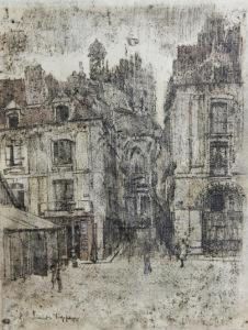 View Of St Jacques, Corner Of Rue Duquesne by Walter Richard Sickert