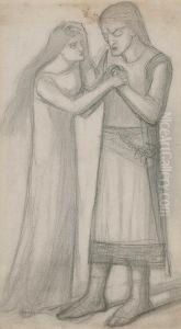 Study For 'jephthah's Daughter' by Elizabeth Eleanor Siddal