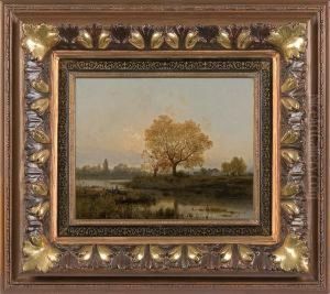 Night Landscape by Zygmunt Sidorowicz