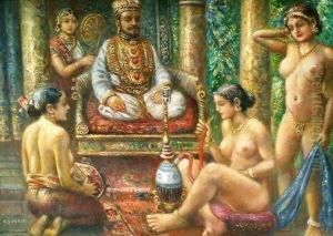 Der Maharadscha Mit Haremsfrauen Der Maharadscha Mit Haremsfrauen
