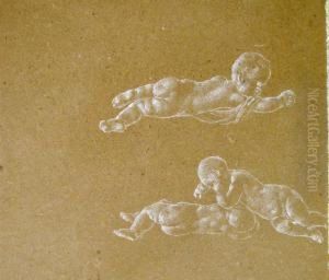 Lot De 67 Etudes Sur Papier by Eugene Sieffert