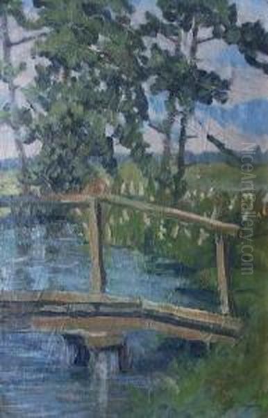 Sommerlandschaft Mit Kleinem Steg - view 1