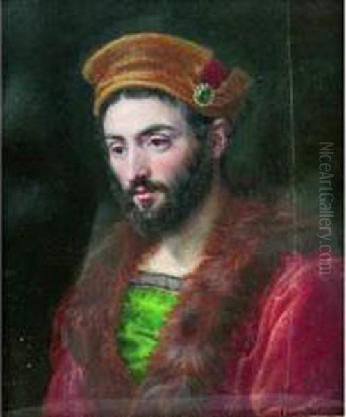 Portrait D'un Juif Polonais En Buste Tourne Vers La Gauche - view 1