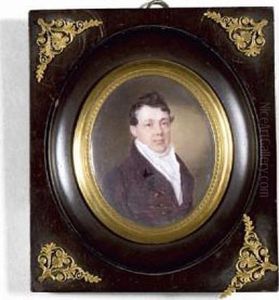 Portrait D'homme A La Redingote De Velours