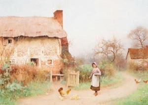 Feeding The Birds by Benjamin D. Sigmund