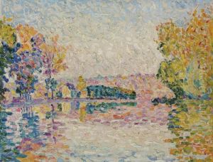 Samois by Paul Signac