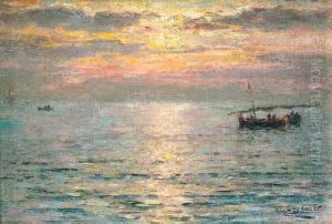 Puesta De Sol by Charles Louis E. Signoret