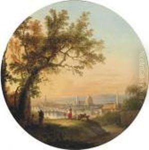 A Rest On The Journey To Florence by Giovanni Signorini