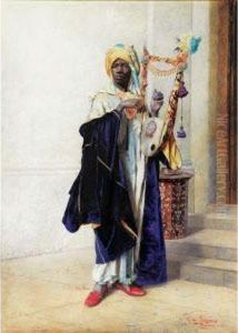 Joueur De Cithare by Guiseppe Signorini