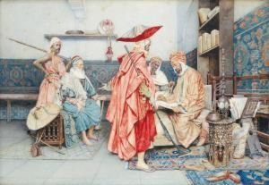 Reunion Chez Le Cadi by Guiseppe Signorini