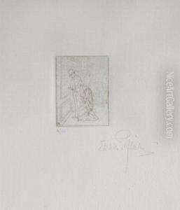 La Vetrina by Telemaco Signorini