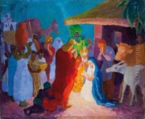 La Naissance Du Christ by Edmond Sigrist