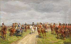 Napoleon Bei Wagram. by Guido Sigriste