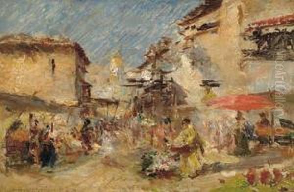 Scene De Marche. 1908 - view 1