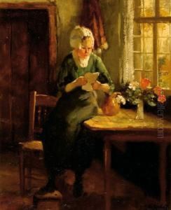 Woman Reading By A Window