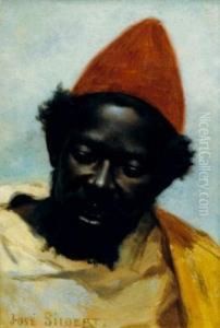 Portrait Au Bonnet Rouge by Jose Silbert