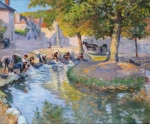 Les Lavandieres by Max Silbert