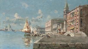 Fishing Vessels Moored At The Molo, Venice