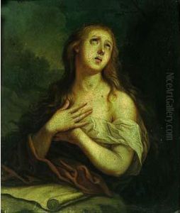 Sainte Marie-madeleine Repentante by Louis Ii Silvestre
